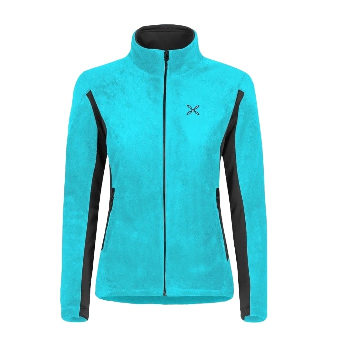 MONTURA GIACCA DONNA POLAR STYLE JACKET WOMAN AZZURRO/NERO